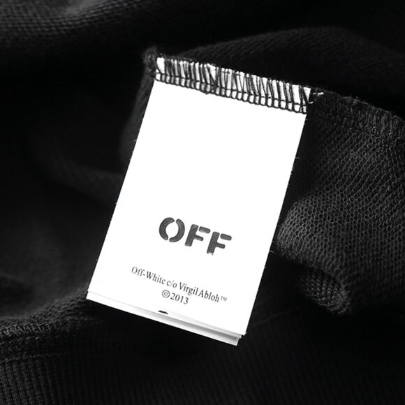 Off-White striped wave print Black Pants - Picture 8 of 8